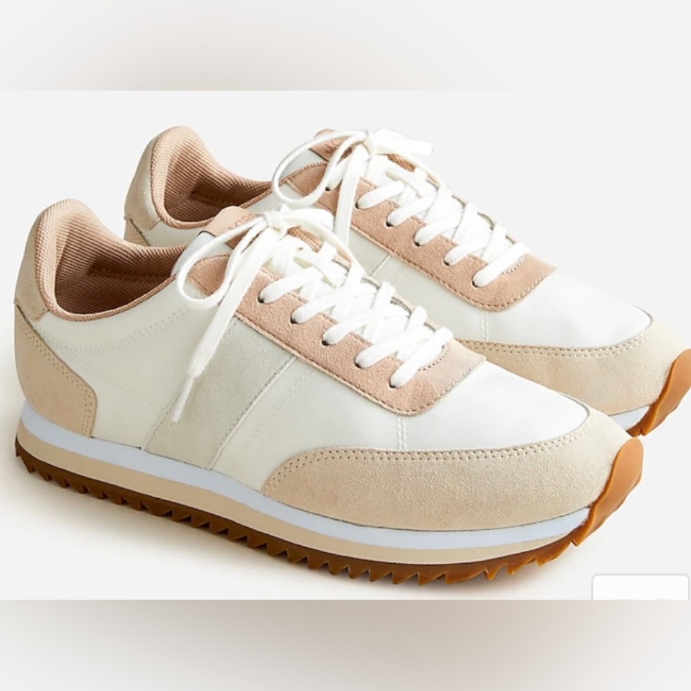 JCREW colorblock sneakers
